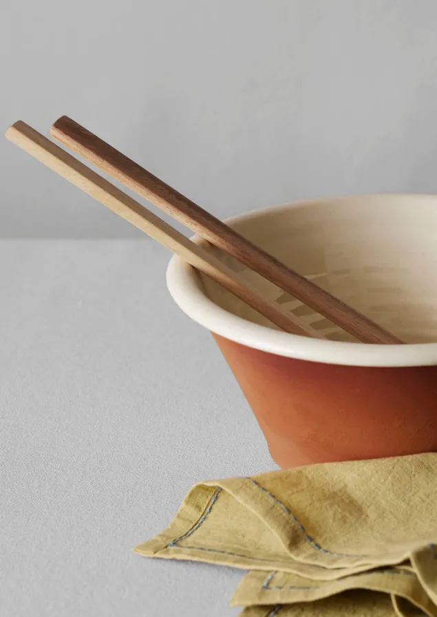 Kitchen | Tableware-TOAST Acacia Wood Salad Servers NaturalWood
