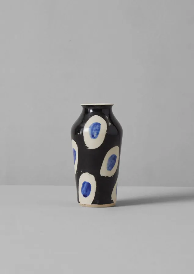ali_hewson_cobalt_dash_vase_6.webp Decorative Pieces | Ceramics-TOAST Ali Hewson Cobalt Dash Vase Cobalt/Black