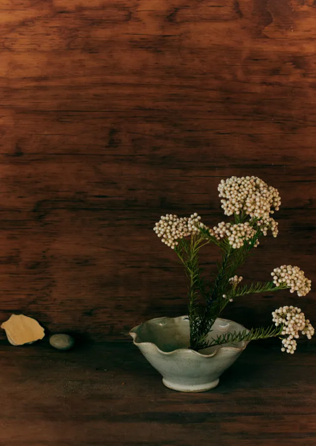 Decorative Pieces | Ceramics-TOAST Alice Passingham Scalloped Flower Frog White