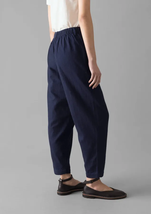 alix_indigo_twill_trousers_2.webp Workwear | Trousers-TOAST Alix Twill Trousers Indigo