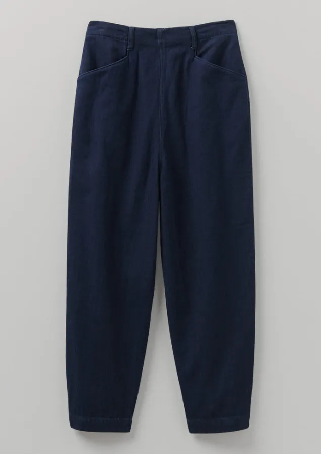 alix_indigo_twill_trousers_4.webp Workwear | Trousers-TOAST Alix Twill Trousers Indigo
