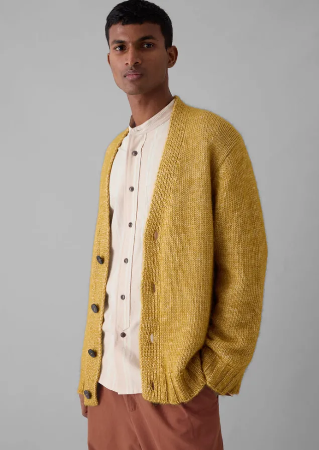 alpaca_wool_vneck_cardigan_2.webp Knitwear-TOAST Alpaca Wool V-Neck Cardigan DijonYellow