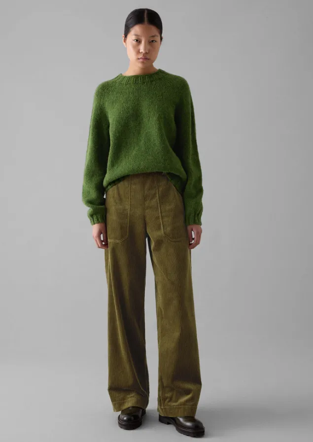 annie_organic_cord_full_length_trousers_3.webp Cord | Workwear-TOAST Annie Organic Cord Full Length Trousers Barley