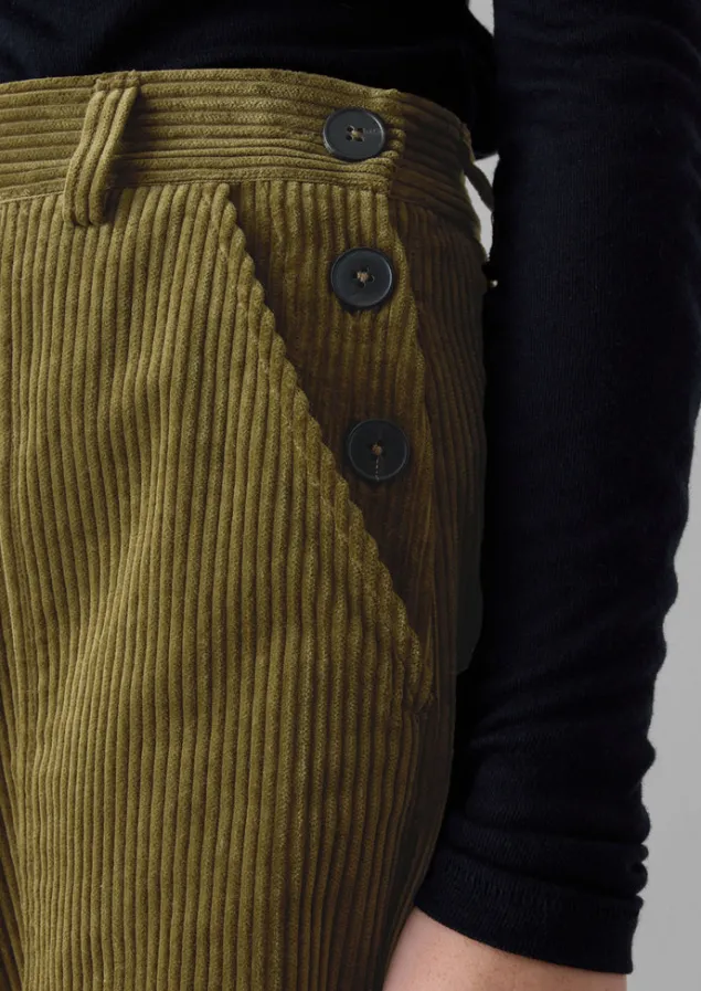 annie_organic_cord_full_length_trousers_5.webp Cord | Workwear-TOAST Annie Organic Cord Full Length Trousers Barley