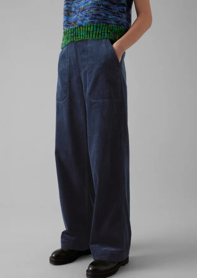 annie_organic_cord_full_length_trousers_7-1.webp Cord | Workwear-TOAST Annie Organic Cord Full Length Trousers DustyNavy