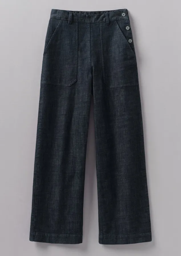 Denim | Workwear-TOAST Annie Organic Denim Full Length Jeans Indigo