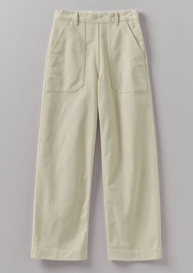 Denim | Jeans-TOAST Annie Organic Denim Full Length Jeans Ecru