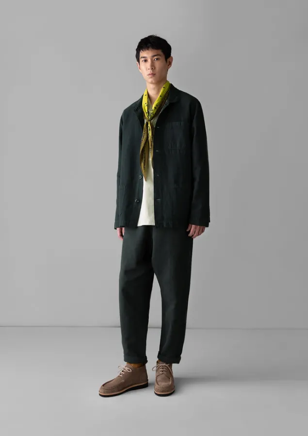 arlo_garment_dyed_herringbone_jacket_5-3.webp Workwear | Coats & Jackets-TOAST Arlo Garment Dyed Herringbone Jacket WashedBlack
