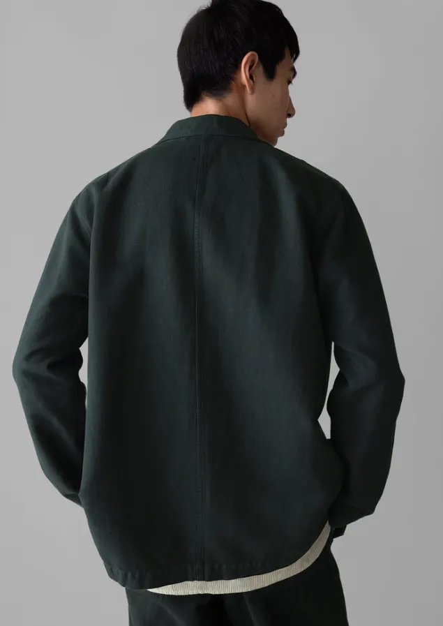 arlo_garment_dyed_herringbone_jacket_7-3.webp Workwear | Coats & Jackets-TOAST Arlo Garment Dyed Herringbone Jacket WashedBlack