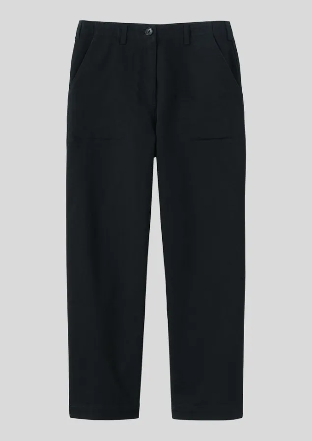 Denim | Jeans-TOAST Ashley Organic Cropped Jeans Black
