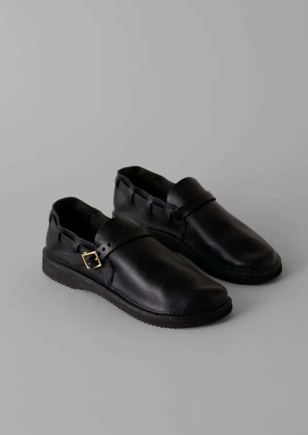 Shoes-TOAST Aurora Leather Shoes Black