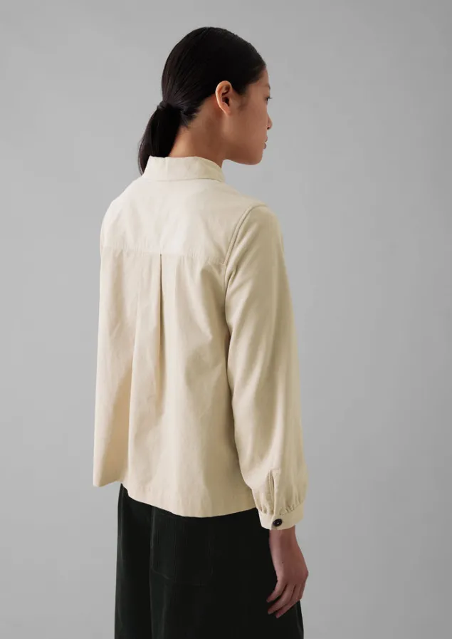 baya_patch_pocket_organic_cord_shirt_11.webp Cord | Workwear-TOAST Baya Patch Pocket Organic Cord Shirt Moonstone