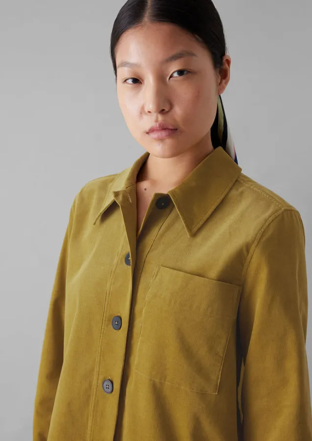 baya_patch_pocket_organic_cord_shirt_14-1.webp Cord | Workwear-TOAST Baya Patch Pocket Organic Cord Shirt GoldenOlive