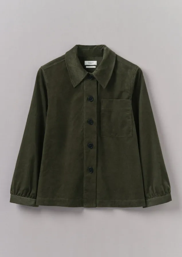 baya_patch_pocket_organic_cord_shirt_5-2.webp Cord | Workwear-TOAST Baya Patch Pocket Organic Cord Shirt Seaweed