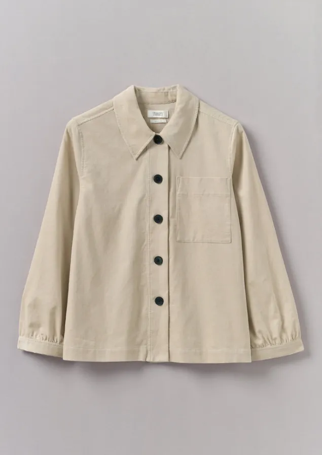 baya_patch_pocket_organic_cord_shirt_6.webp Cord | Workwear-TOAST Baya Patch Pocket Organic Cord Shirt Moonstone