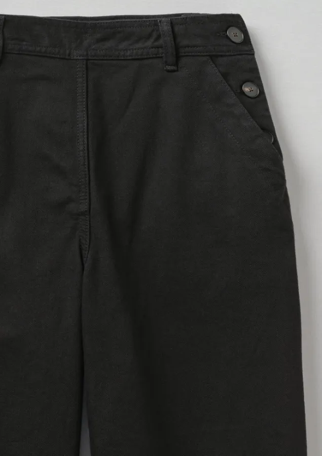 black_denim_side_button_trousers_14.webp Denim | Jeans-TOAST Denim Side Button Trousers Black