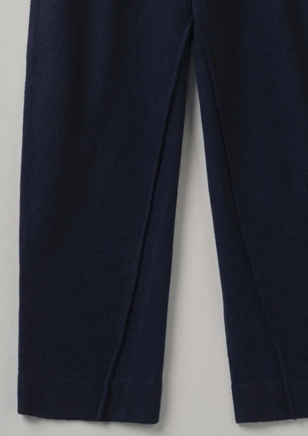 boiled_wool_pull_on_trousers_9.webp Loungewear | Trousers-TOAST Boiled Wool Pull On Trousers Navy
