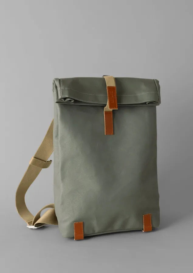 brooks_england_pickwick_canvas_backpack_6.webp Bags & Belts | Bags & Belts-TOAST Brooks England Pickwick Canvas Backpack Sage