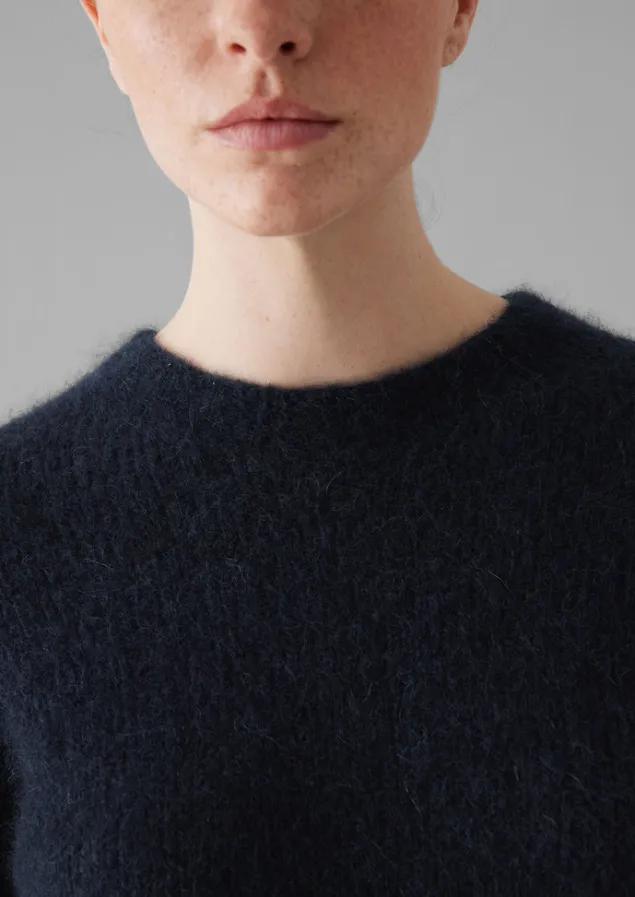 brushed_alpaca_high_neck_sweater_2.webp Knitwear-TOAST Brushed Alpaca High Neck Sweater Navy