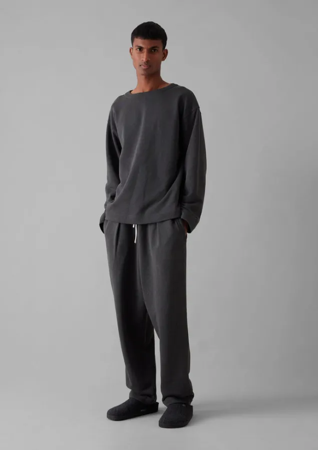 brushed_cotton_hemp_lounge_trousers_9.webp Loungewear | Trousers-TOAST Brushed Cotton Hemp Lounge Trousers Charcoal