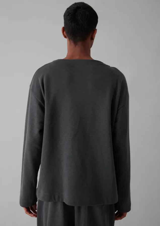 brushed_cotton_hemp_wide_neck_sweater_9.webp Loungewear | Tops & Tees-TOAST Brushed Cotton Hemp Wide Neck Sweater Charcoal
