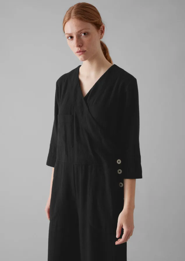 brushed_cotton_linen_herringbone_jumpsuit_11.webp Linen | Loungewear-TOAST Brushed Cotton Linen Herringbone Jumpsuit Slate