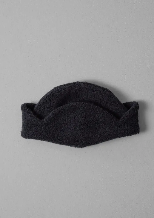 Hats, Scarves & Gloves-TOAST Cableami Wool Flight Hat Navy
