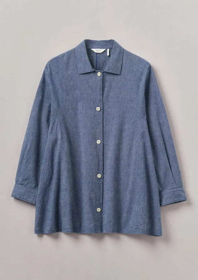 chambray_cotton_shirt_10.webp Workwear | Shirts-TOAST Cotton Shirt Chambray