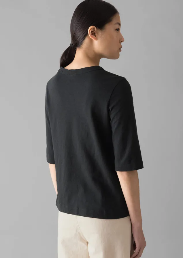 cleo_garment_dyed_organic_cotton_tee_4-1.webp Jersey | Tops & Tees-TOAST Cleo Garment Dyed Organic Cotton Tee CarbonBlack