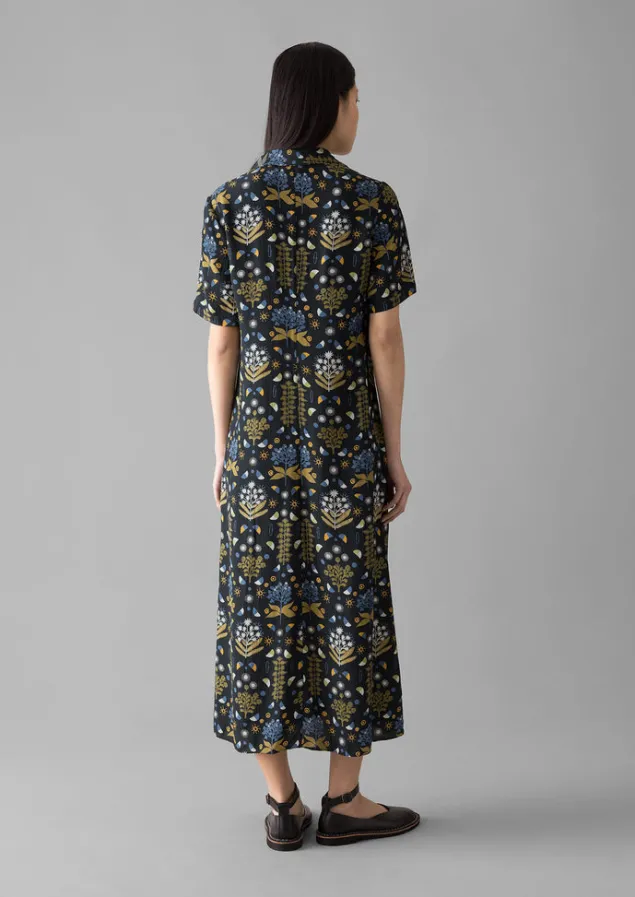 collector_print_fluid_shirt_dress_3-1.webp Dresses-TOAST Collector Print Fluid Shirt Dress OilGreen