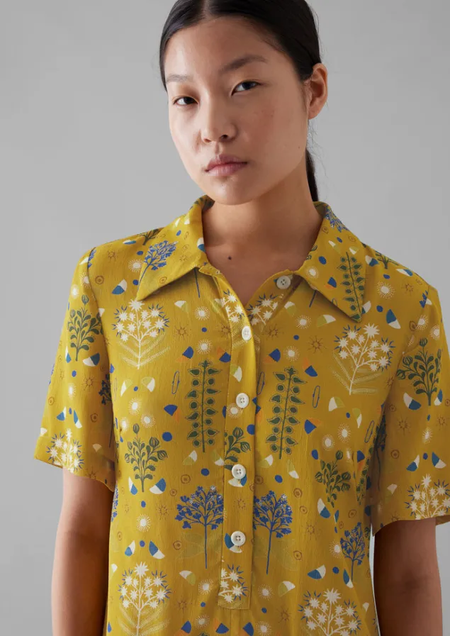 collector_print_fluid_shirt_dress_4.webp Dresses-TOAST Collector Print Fluid Shirt Dress GoldenOchre