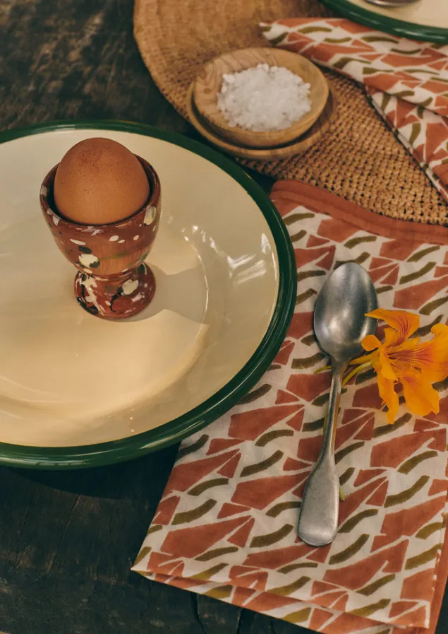 Ceramics | Kitchen-TOAST Cortona Splatter Egg Cup Set Terracotta/Multi