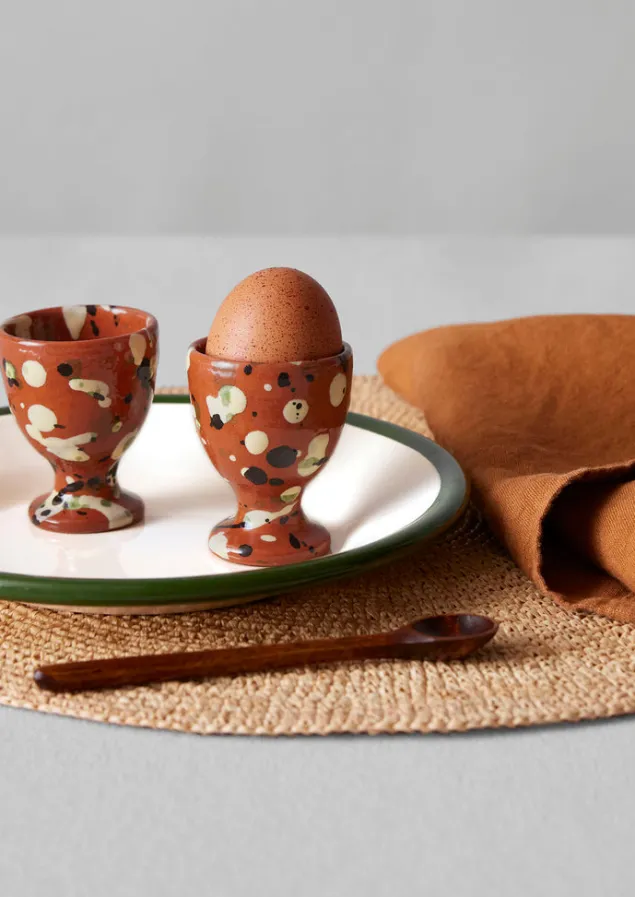 cortona_splatter_egg_cup_set_2-1.webp Ceramics | Kitchen-TOAST Cortona Splatter Egg Cup Set Terracotta/Multi