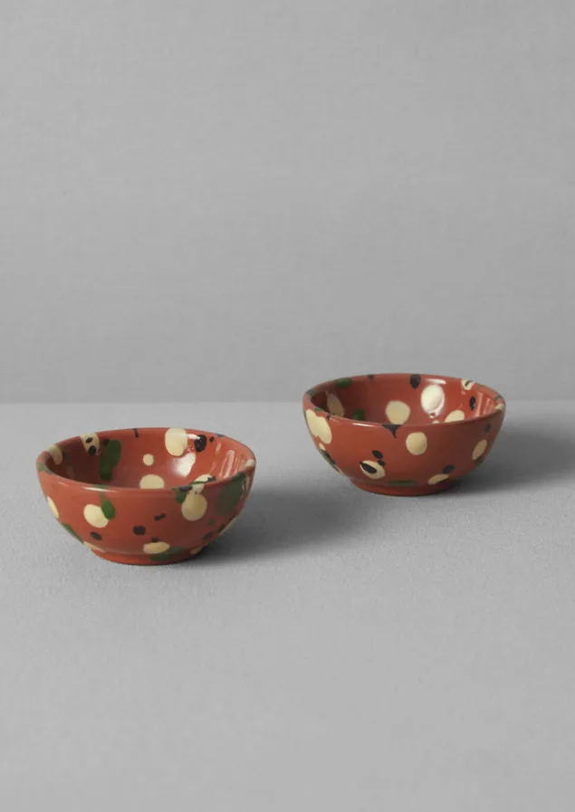 cortona_splatter_pinch_pot_set_7.webp Ceramics | Tableware-TOAST Cortona Splatter Pinch Pot Set Terracotta/Multi