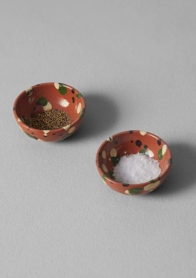 cortona_splatter_pinch_pot_set_9.webp Ceramics | Tableware-TOAST Cortona Splatter Pinch Pot Set Terracotta/Multi