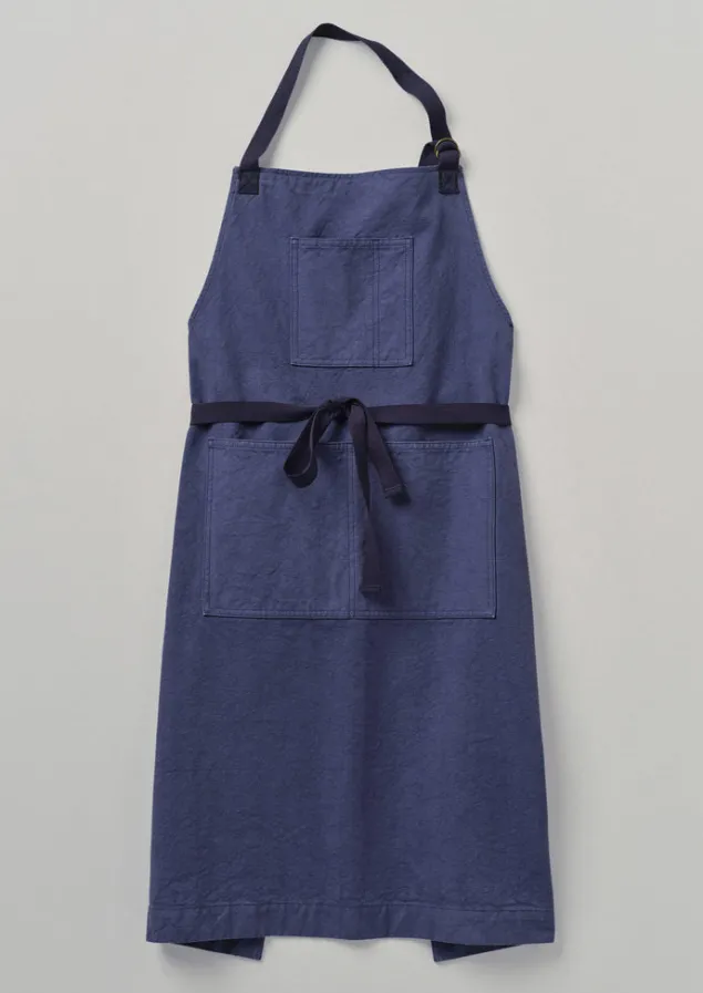 Aprons & Tea Towels-TOAST Cotton Canvas Project Apron WorkwearBlue