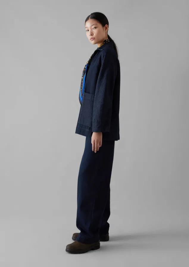 cotton_hemp_denim_smock_9.webp Denim | Tops & Tees-TOAST Cotton Hemp Denim Smock Indigo