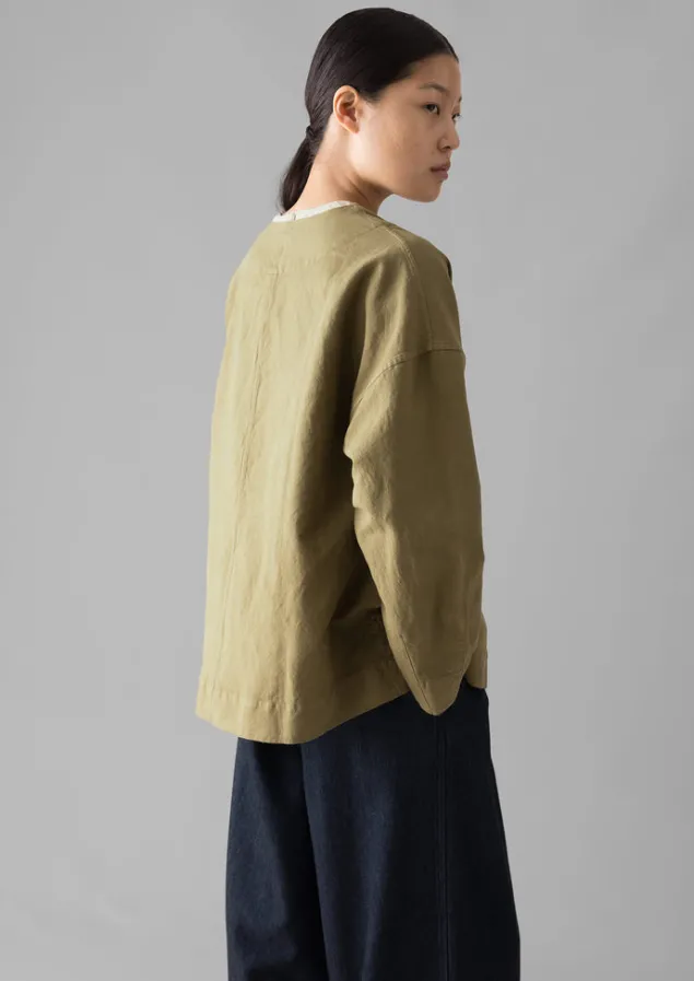 cotton_linen_wrap_jacket_17.webp Linen | Coats & Jackets-TOAST Cotton Linen Wrap Jacket GoldenSand