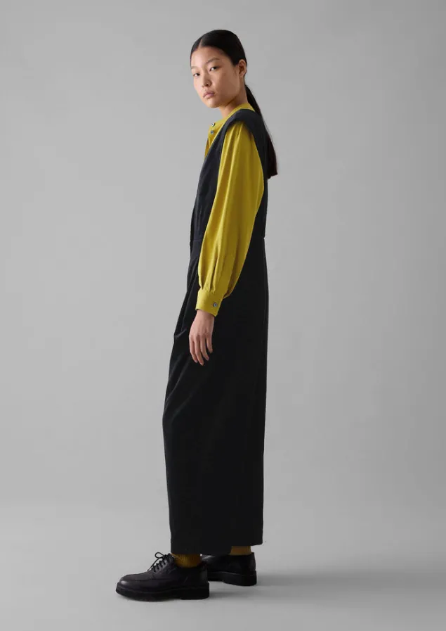 cotton_velvet_pinafore_jumpsuit_13.webp Velvet | Jumpsuits-TOAST Cotton Velvet Pinafore Jumpsuit BrownSlate