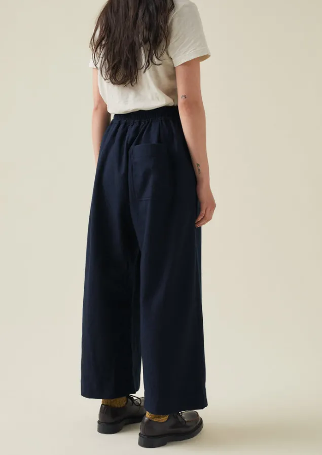 cotton_wool_herringbone_pull_on_trousers_5.webp Trousers-TOAST Cotton Wool Herringbone Pull On Trousers DarkNavy