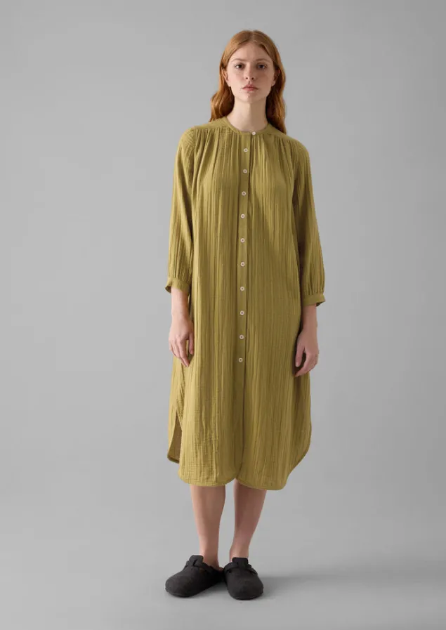 crinkle_cotton_kaftan_nightdress_5-1.webp Nightwear | Loungewear-TOAST Crinkle Cotton Kaftan Nightdress SoftOlive