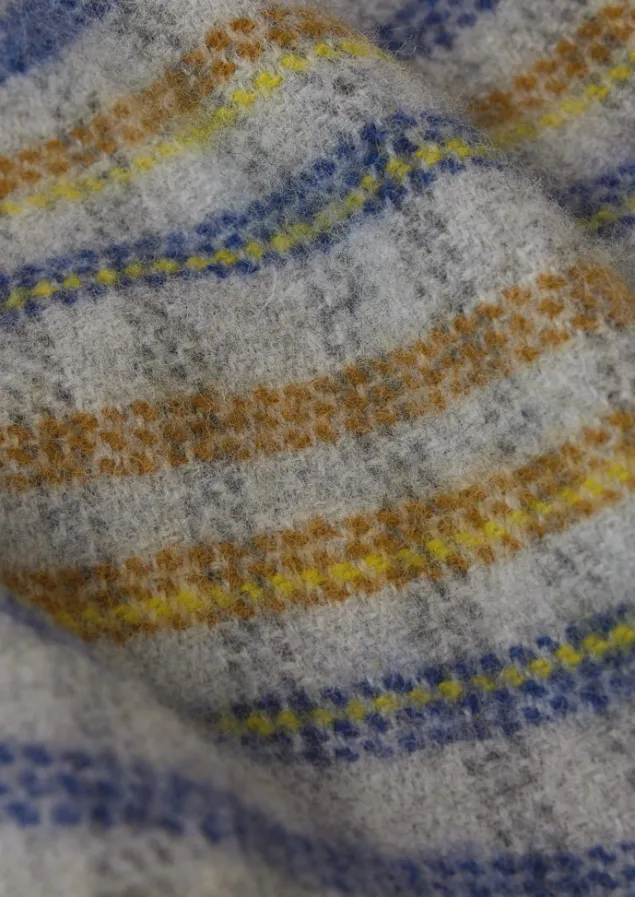 dashed_check_wool_blanket_8-1.webp Textiles | Blankets & Throws-TOAST Dashed Check Wool Blanket Multi