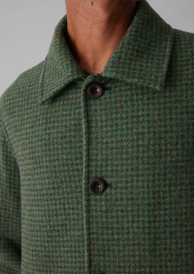 dogtooth_wool_chore_jacket_6.webp Coats & Jackets-TOAST Dogtooth Wool Chore Jacket ForestGreen