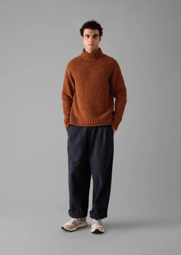 donegal_roll_neck_sweater_3-2.webp Knitwear-TOAST Donegal Roll Neck Sweater Copper