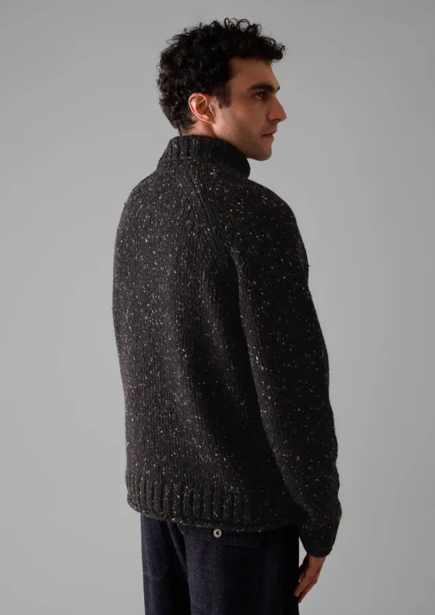 donegal_roll_neck_sweater_4.webp Knitwear-TOAST Donegal Roll Neck Sweater BlackMarl