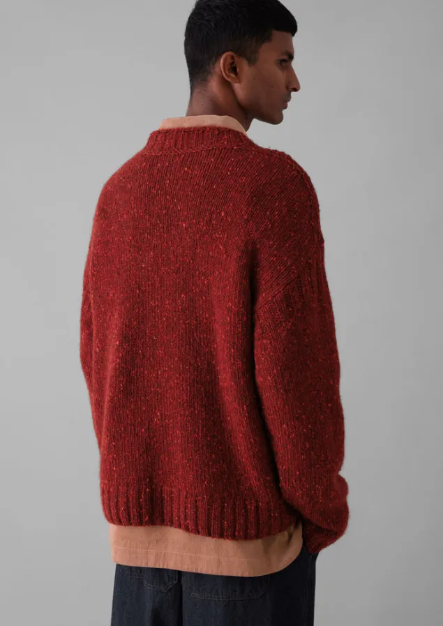 donegal_wool_high_neck_easy_sweater_11.webp Knitwear-TOAST Donegal Wool High Neck Easy Sweater RedGranite