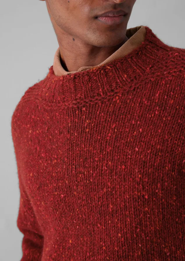 donegal_wool_high_neck_easy_sweater_13.webp Knitwear-TOAST Donegal Wool High Neck Easy Sweater RedGranite