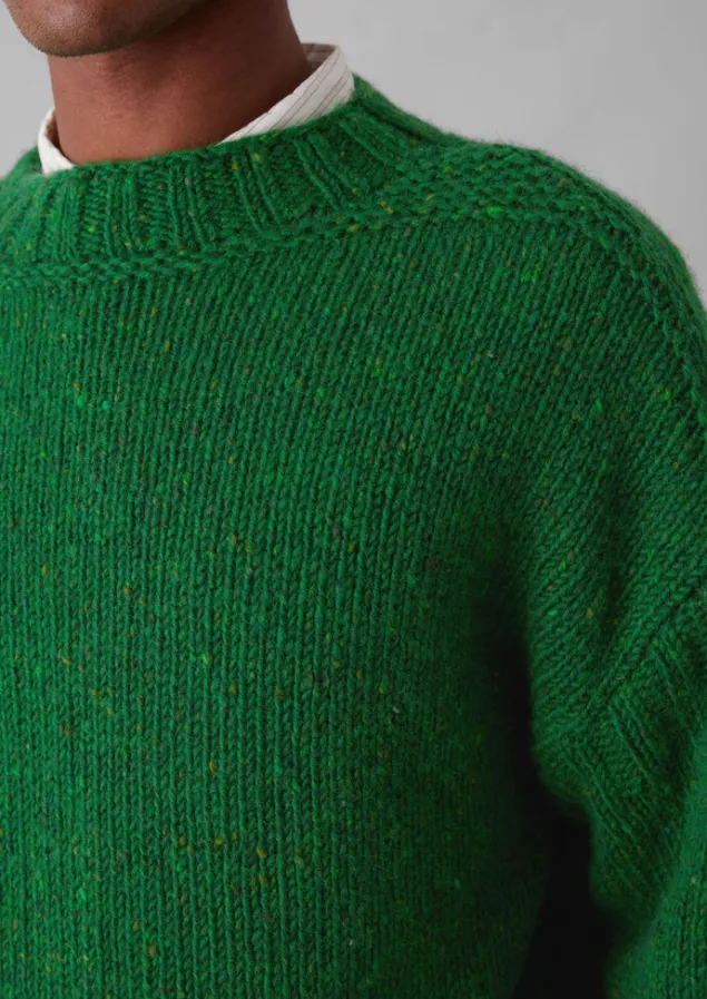 donegal_wool_high_neck_easy_sweater_2-1.webp Knitwear-TOAST Donegal Wool High Neck Easy Sweater Emerald