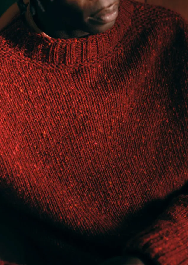 donegal_wool_high_neck_easy_sweater_2.webp Knitwear-TOAST Donegal Wool High Neck Easy Sweater RedGranite