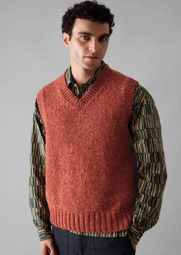 donegal_wool_knitted_tank_2.webp Knitwear-TOAST Donegal Wool Knitted Tank RoseQuartz